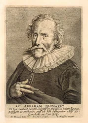 Portrait of Abraham Bloemaert, Engraved by Johannes Meyssens